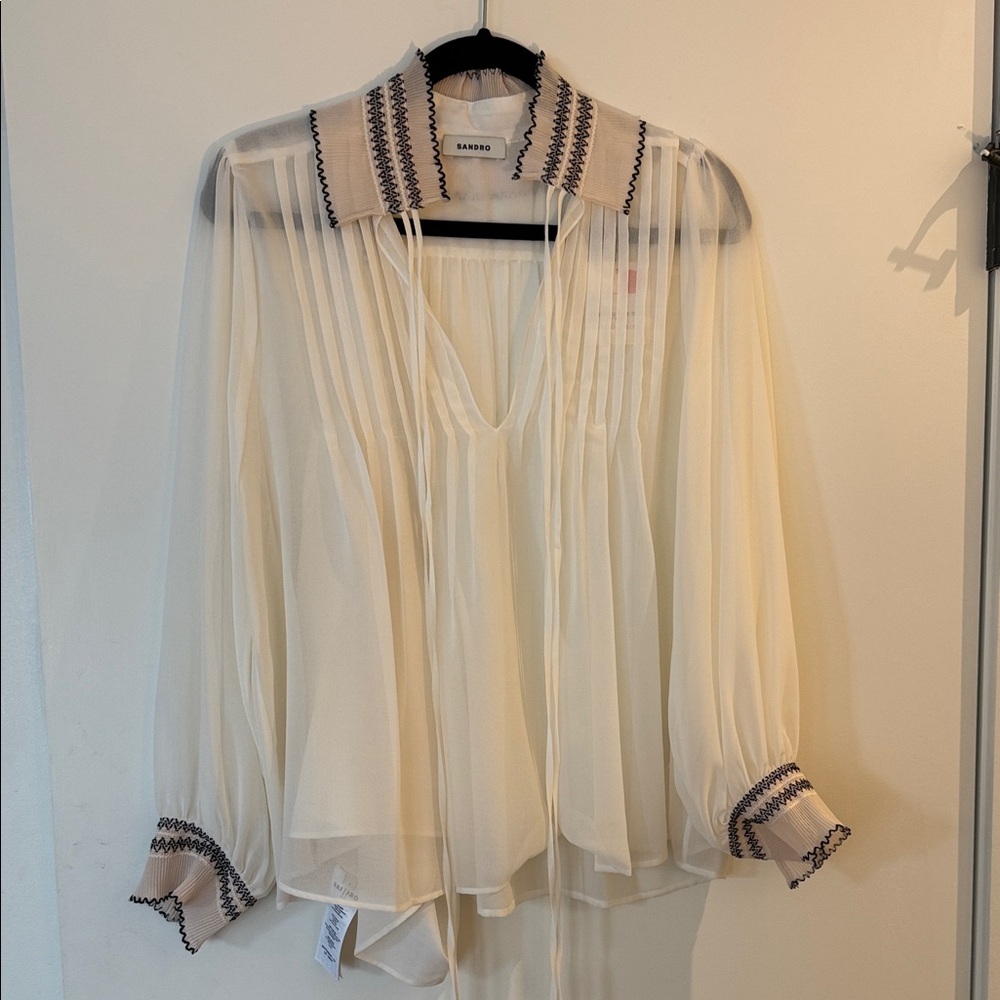 NWT Sandro blouse size 3